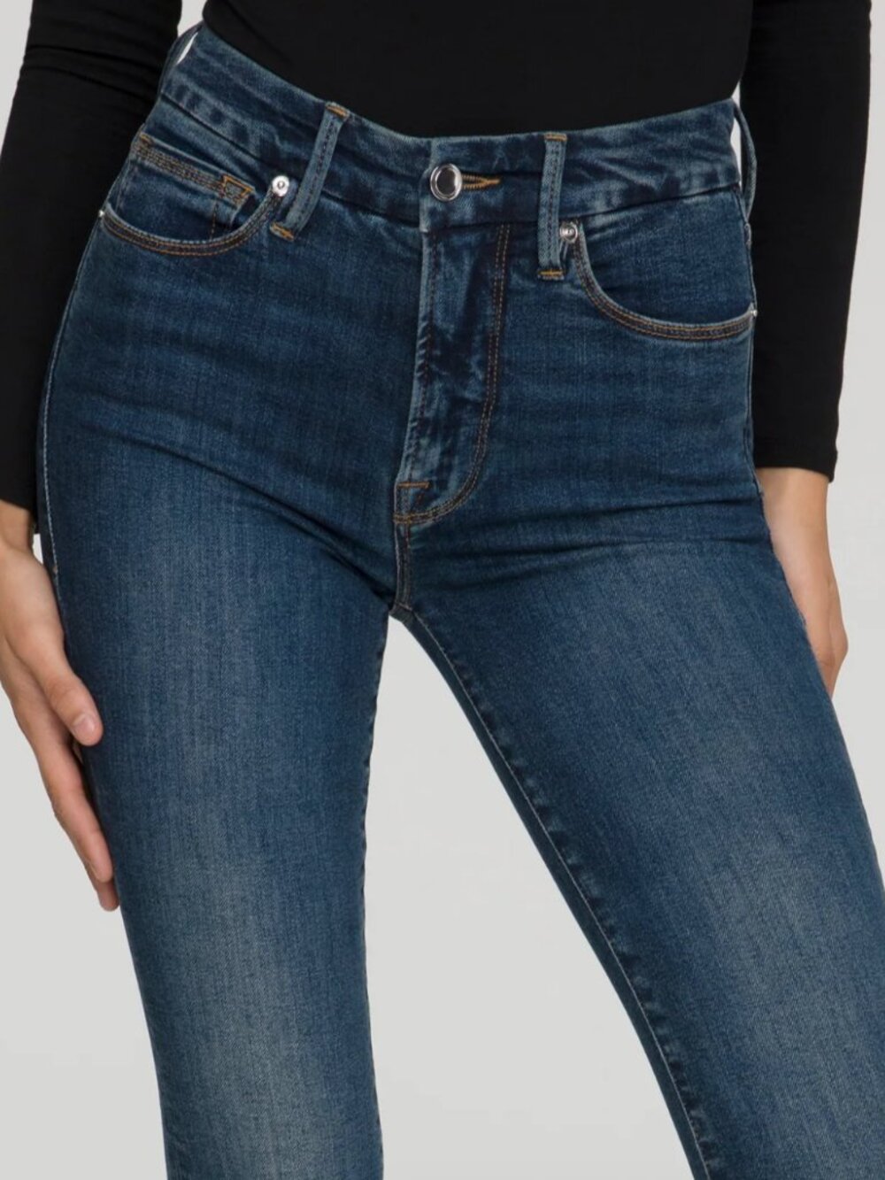 Good American Mid-Rise Skinny Jeans - size 14/32